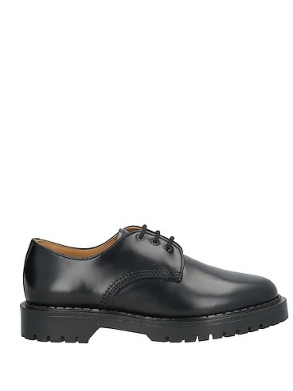 Sandro Men's Black Leather Derby Shoes - Classic Lace-Up Sz 42